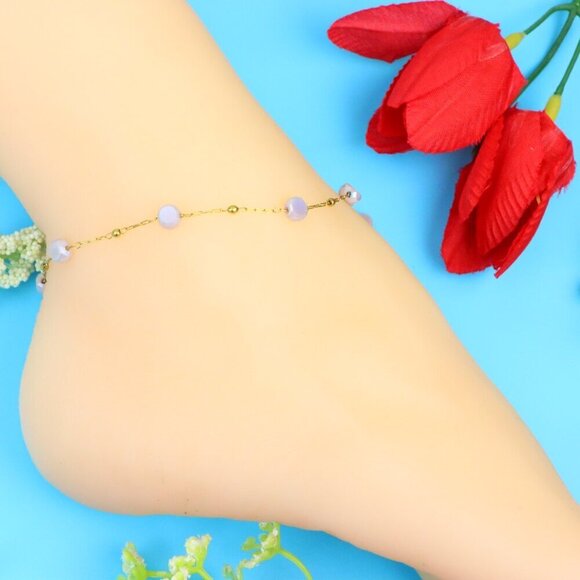 Elegant Handmade Anklet – Perfect for Women & Girls | Ideal Gift Option, DYC1424 - Picture 1 of 10